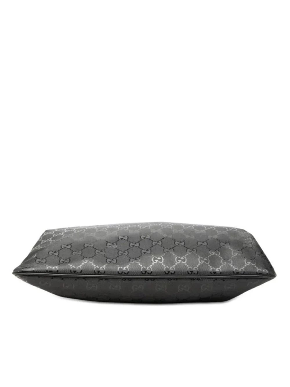 Gucci GG Supreme Crossbody Shoulder Bag Black Leather